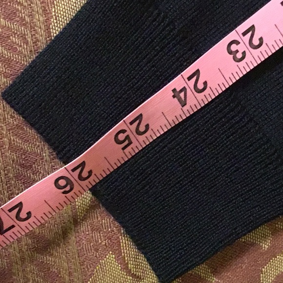 Club Room Mens V-Neck Sweater merino wool blend Navy Blue  XL - Picture 7 of 8